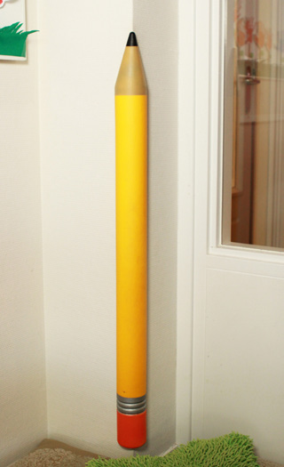 [6276] Protection d’angle résistante aux intempéries - modèle crayon (Bleu)
