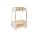 Vestiaire enfant avec banc et 6 patères, double face
