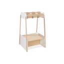 Vestiaire enfant avec banc et 6 patères, double face