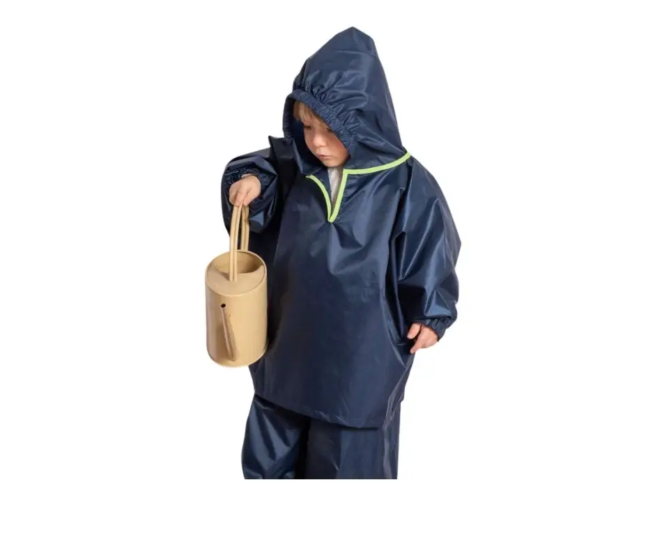 Cape de pluie imperméable pour enfants avec manche chauve-souris
