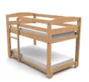 Ensemble lit superposé pour maternelle en bois massif