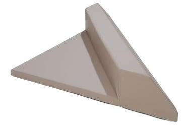 [8982] Tapis en mousse pour bébés avec dossier 135 x 135 x 25 cm (Argile)
