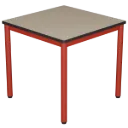 Table carrée 80x80 cm pour crèche et maternelle – Mobilier scolaire conforme normes