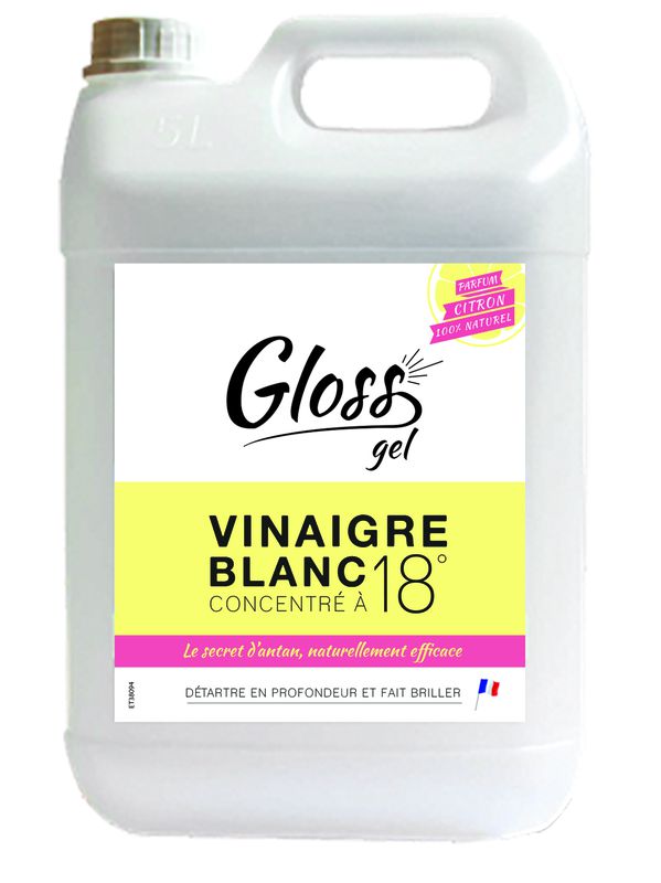 Vinaigre blanc 18° - Nettoyant naturel et puissant