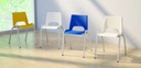 Chaises empilables pour crèche et maternelle avec finition Blueprotech®