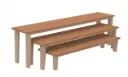 Bancs gigognes K'Briol en bois de hêtre avec finition vernie, t0, t2, t4