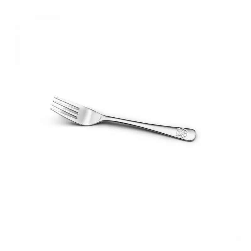[S2106] Fourchette en inox enfant Teddy Bear, lot de 12