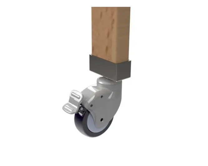 Lot de 4 roulettes EVACUATION pour lit de crèche