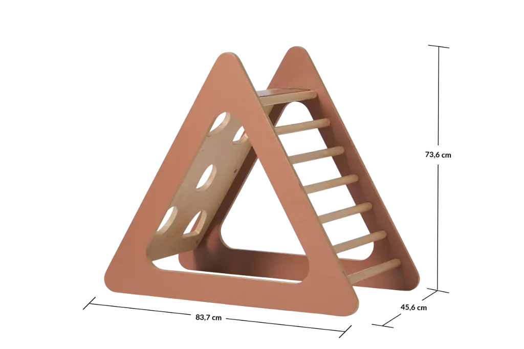 Tour de jeu – format midi – triangle d’escalade en bois