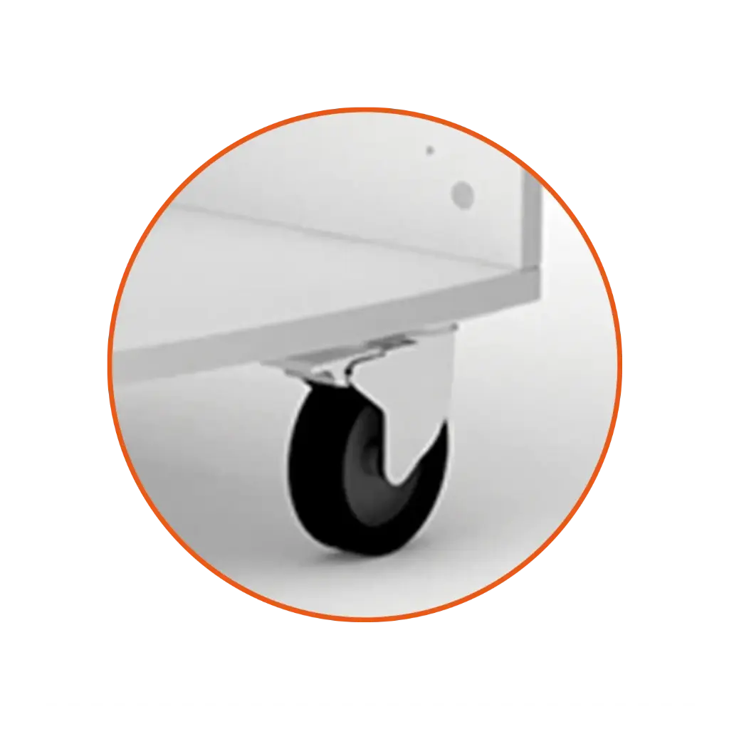 [S1003] Lot de 4 roues pour mobilier