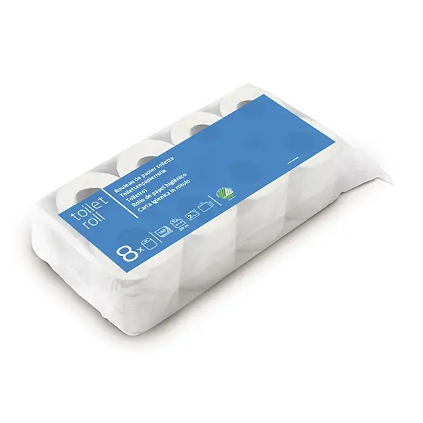 Papier toilette confort 2 épaisseurs, 96 rouleaux