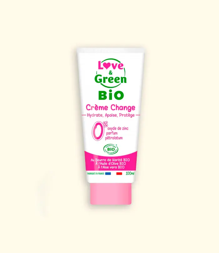 Crème bébé pour le change BIO, 100ml