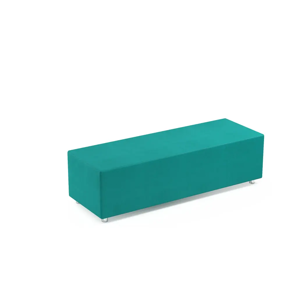 [S10331] Banc scolaire en mousse, 160cm (Bleu)
