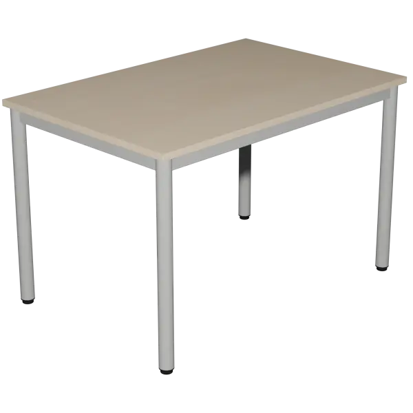 Grande table de crèche et maternelle plateau stratifié, Taille 1 à taille 3 (Blanc, Taille 1)