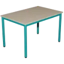 Grande table de crèche et maternelle plateau stratifié, Taille 1 à taille 3