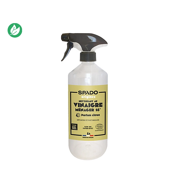 [S1118] Nettoyant vinaigre blanc 16° - Parfum citron - Spray de 750 ml