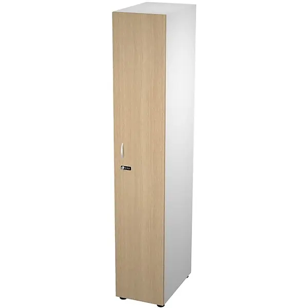 [S1128] Vestiaire pour Personnel avec Portes Battantes et Serrure, 1 colonne