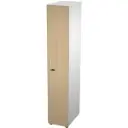 Vestiaire pour Personnel avec Portes Battantes et Serrure, 1 colonne