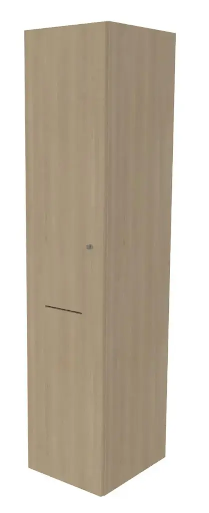 Vestiaire pour Personnel avec Portes Battantes et Serrure, 1 Colonne