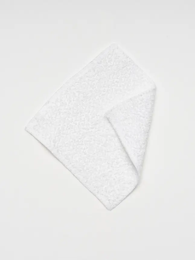 [S1134] Carré éponge petit format ou mouchoir lavable 15x15cm, lot de 25