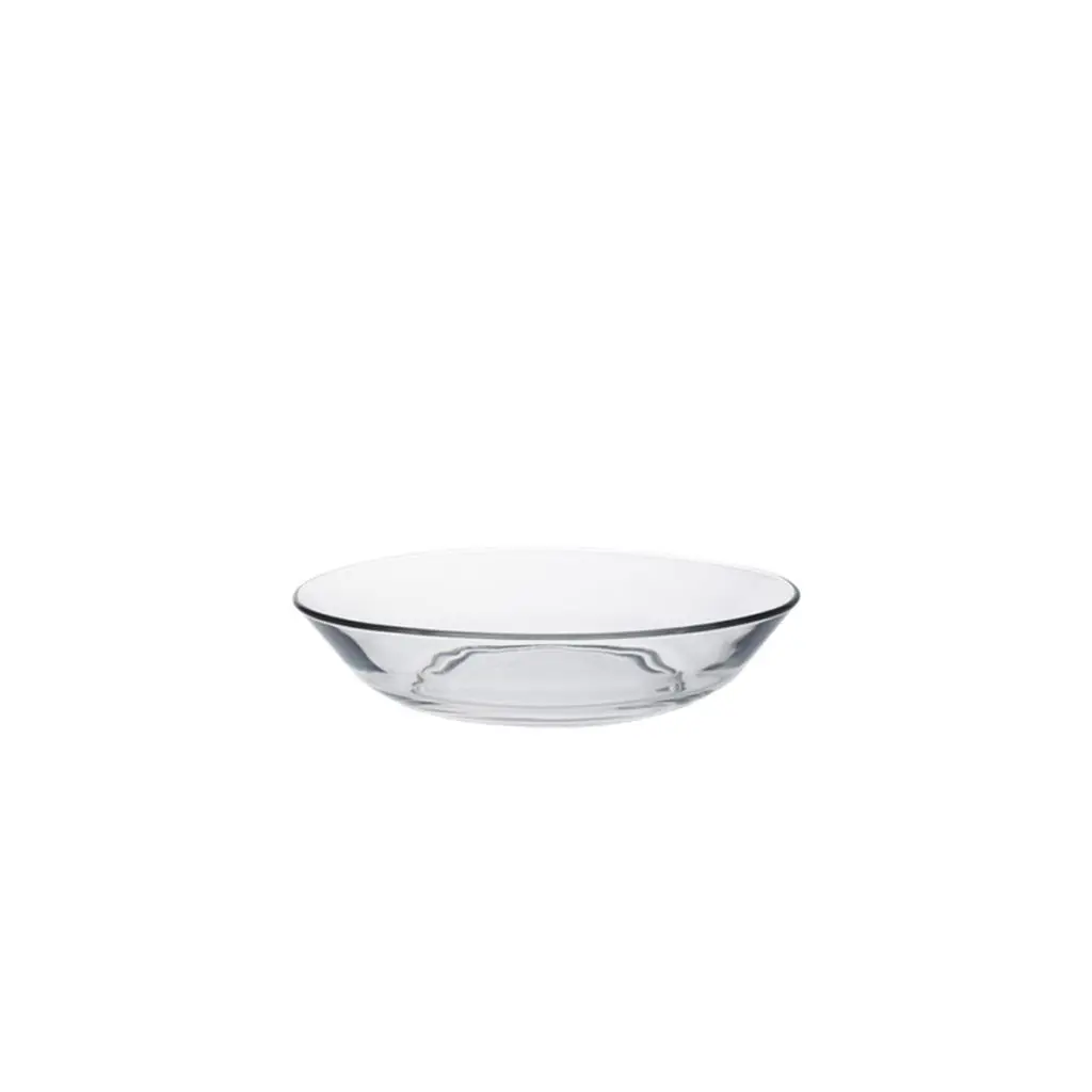 Assiette creuse Verre trempé Transparent, lot de 6 (Small)