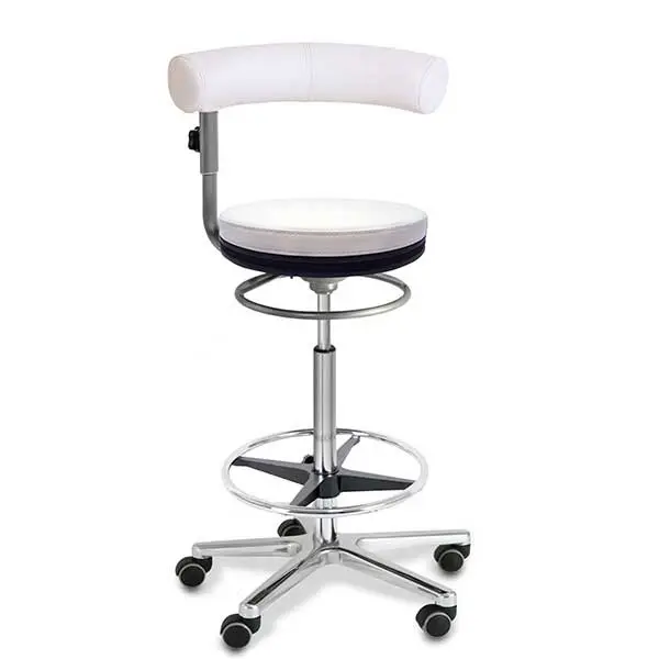 Tabouret ergonomique MERLN à vérin hauteur 50 à 63cm (Beige)