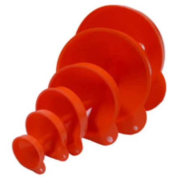 [S260115] Set d’entonnoirs en plastique – 6 pièces – Usage alimentaire