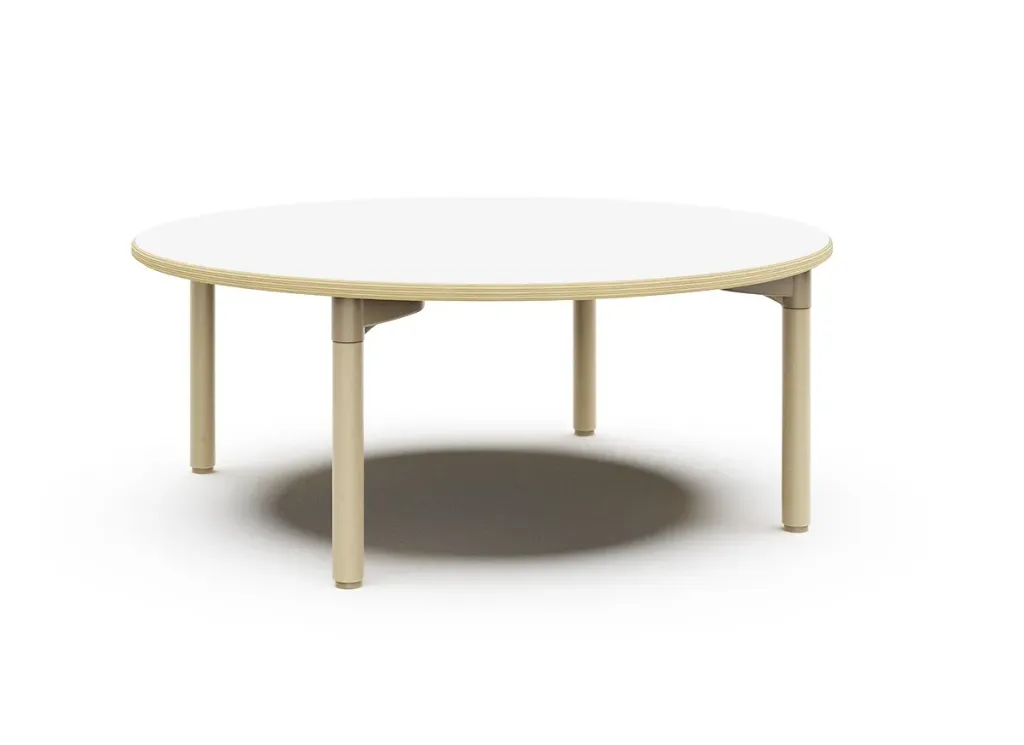 Table ronde de crèche et maternelle YUCCA, taille 1 à 3 (Taille 1, Blanc)