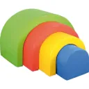 Ensemble de blocs de motricité pour crèche arc-en-ciel
