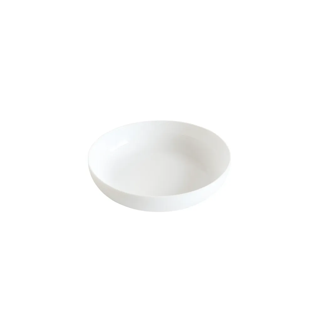 [S2602108] Assiette creuse robuste en verre trempé diamètre 17 ou 21cm, lot de 6 (Small)