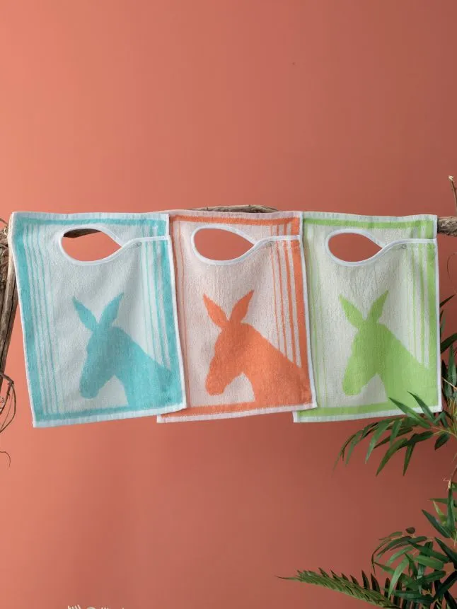 Bavoir à pression latérale en coton éponge – lot de 12 (35x45 cm ou 30x40 cm) (30x40cm)