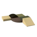 Parcours de motricité maternelle avec 6 modules