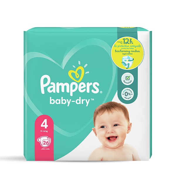 [S260313] Couches Pampers Baby Dry (Taille 4+ - 10 à 15 kg)