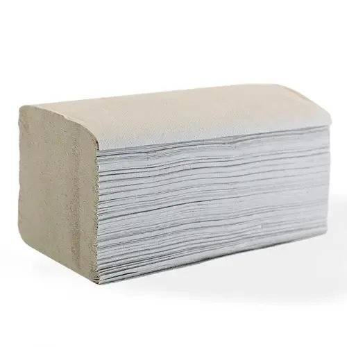 Essuie-mains écologiques pliés en V, format économique (20 paquets)