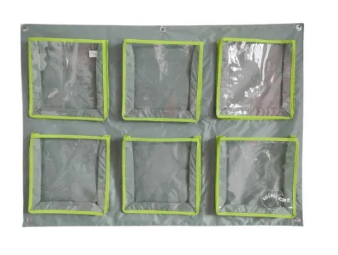 [S746] Pochettes range doudous 6 cases, lot de 2