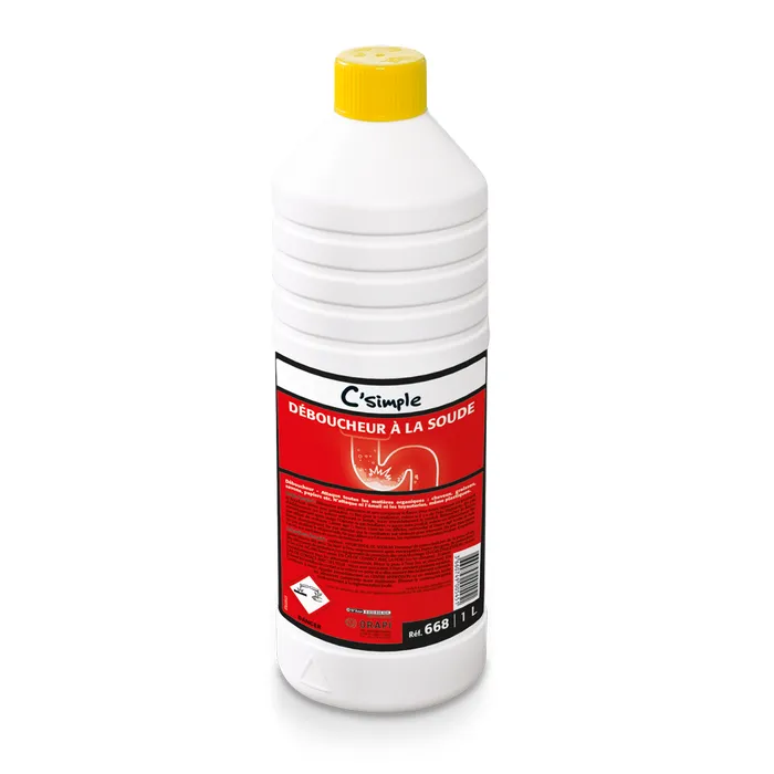 [S2604152] Déboucheur soude pour canalisations, 1L