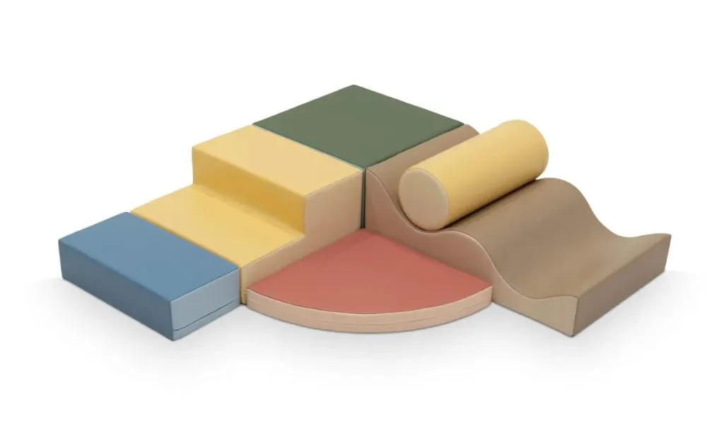 [S26058] Parcours de motricité en mousse Doji 02 – 6 blocs moteurs pour crèche et maternelles