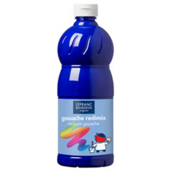 Peinture - Gouache liquide 1.000 ml, 8 flacons assortis