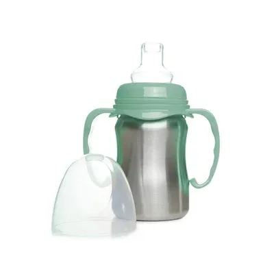 [VR4240] Tasse en inox avec anse et bec souple en silicone,18CL