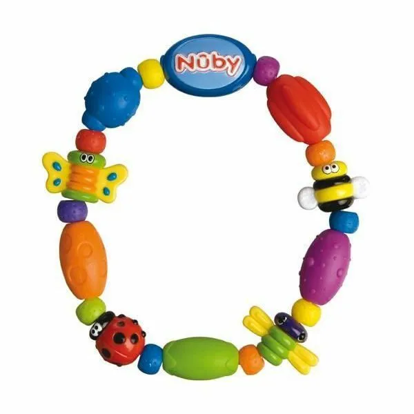 ANNEAU DE DENTITION RIGIDE ET SOUPLE BUG-A-LOOP􀀀- 3M+