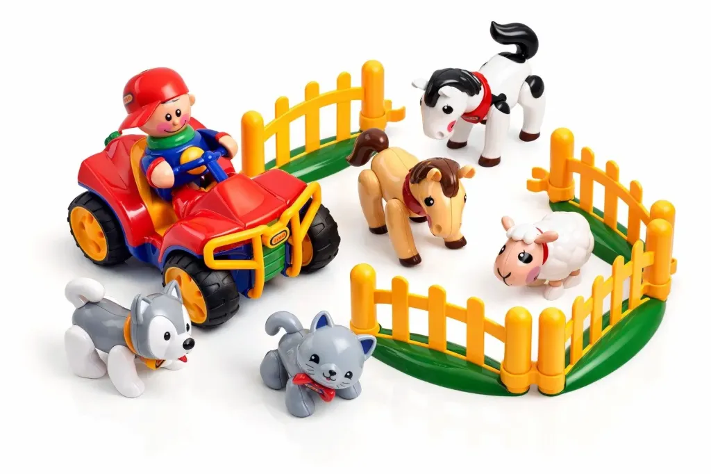 QUAD FIGURINE ET ANIMAUX TOLO