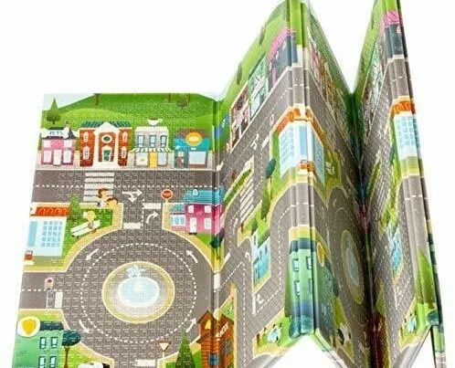 TAPIS DE JEU DOUBLE FACE VILLE ET ZOO