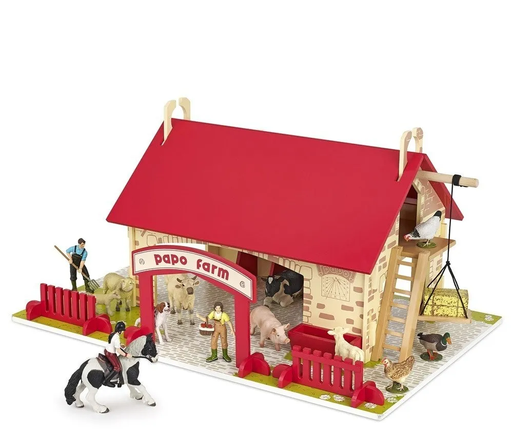 LA GRANDE FERME EN BOIS (FIGURINES PAPO)