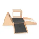 Parcours de motricité en bois avec miroir – 5 modules