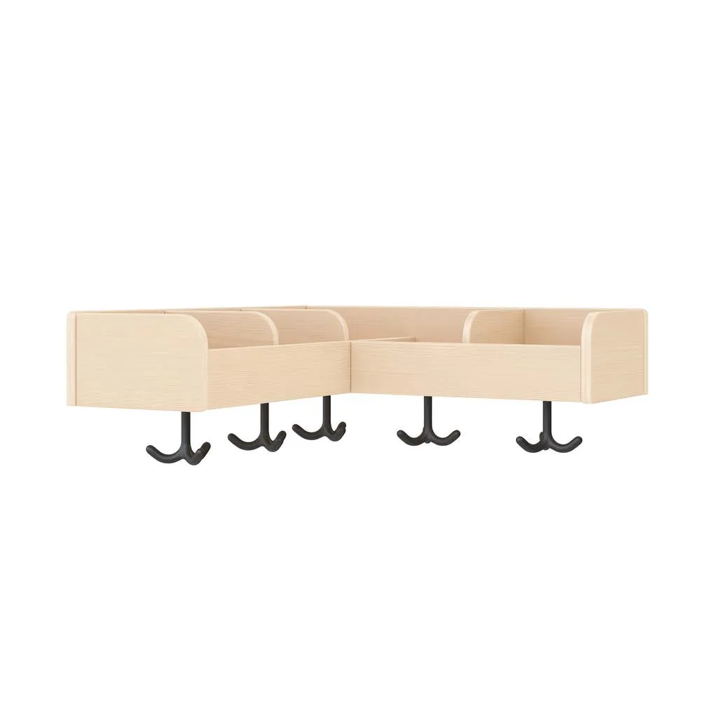 Porte manteau - 5 casiers