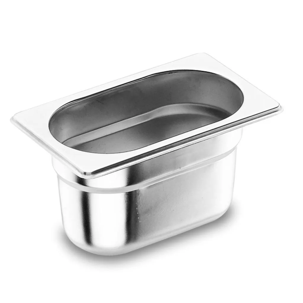 [V0608] Bac Gastro Inox GN1/3 profondeur 100 - Dimensions 17,6 x 32,5 x 10 cm  Contenance : 3,8 L
