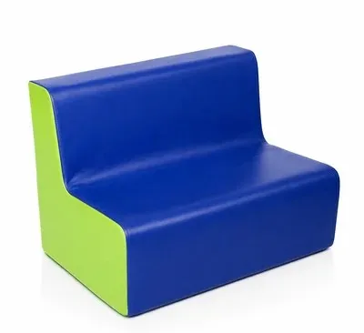 Banquette en mousse 2 places hauteur d'assise 25 cm