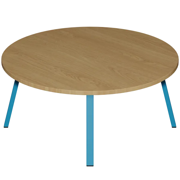 Table basse diamètre 80cm, hauteur 35cm