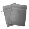 [LCN808GS] Gant de toilette éponge 15x20cm (Gris)