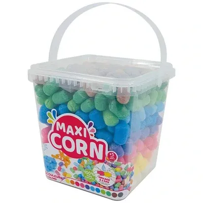 Flocons créatifs MAXI CORN – Seau de 380 pièces